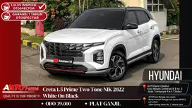 Hyundai Creta 1.5 Prime Two Tone NIK 2022 White On Black