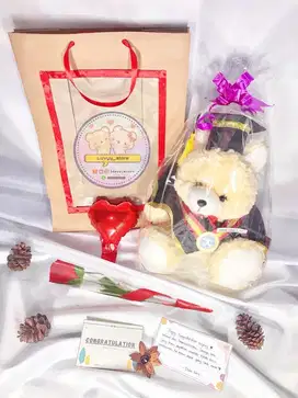 hadiah wisuda kado wisuda boneka wisuda teddy bear kado valentine