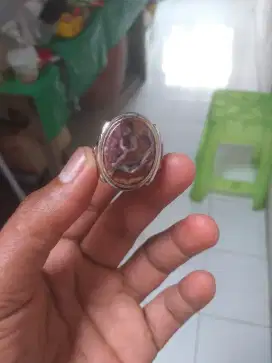 Batu akik gambar motif orang