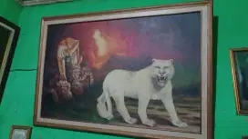 LUKISAN KUNO ANTIK DUA BUAH