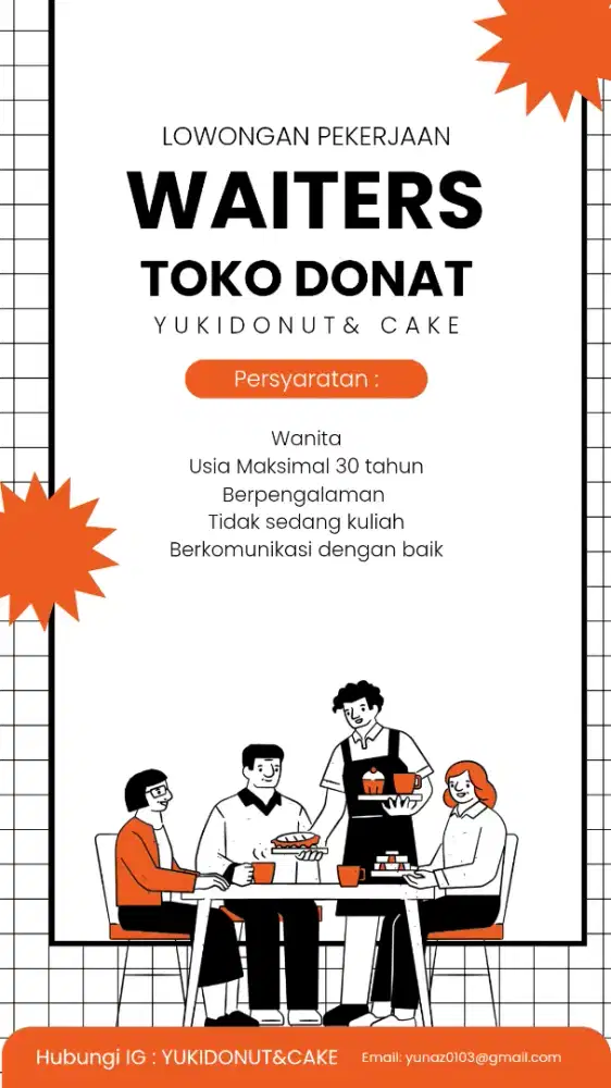 WAITERS DONAT BANDUNG
