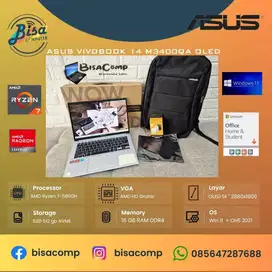 Asus Vivobook 14 OLED M3400QA AMD Ryzen 7 SSD 512gb Ram 16gb Fullset