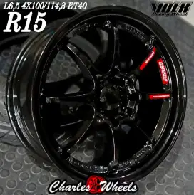 Jual velg mobil ce28 r15 4x100 4x114,3 avanza xenia brio agya dll