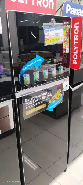 Kulkas Polytron 260L cicilan tanpa kartu kredit indodana paylater