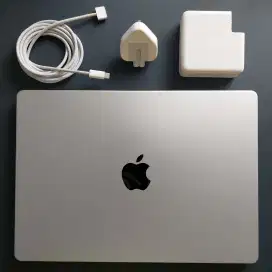 MACBOOK PRO 14 INCH 2021 M1 PRO 16GB/1TB SILVER EX GARANSI INTER