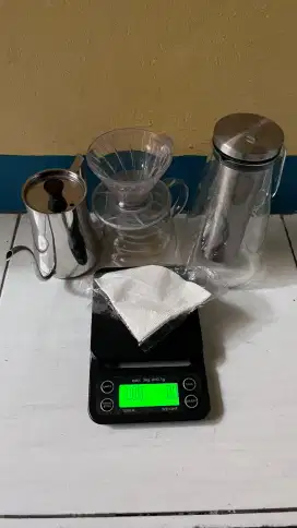 Jual Alat kopi Manual + Timbangan