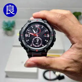 Amazfit T-Rex 1 Rock Black Garansi Resmi Indo Fullset Ori Mulus