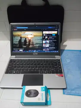 Laptop Murah Zyrex Asxu AMD A9 gen9 Ram 8 SSD 128gb batre awet normal