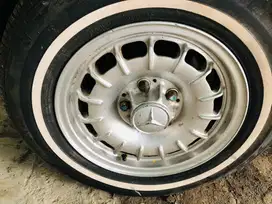Velg Intra R14 plus Ban Strip putih