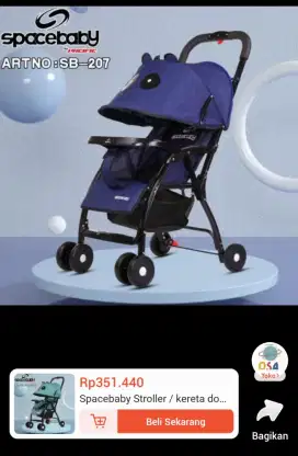 Stroller bayi blue