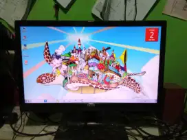 Monitor Zyrex 19 inch HDMI,siap pakai,bening