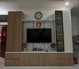 Backdrop tv minimalis