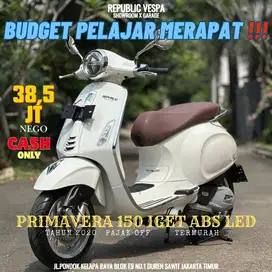 Piaggio Vespa Primavera 150 IGET ABS LED Th 2020 WARNA PUTIH