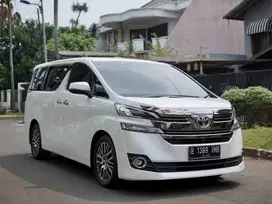 LOW KM! TOYOTA VELLFIRE G 2.5 AT 2017 PUTIH ISTIMEWA