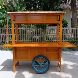 Gerobak Angkringan, Bakso, Mie Ayam, PeceL, Bubur, Sate,Roti Bakar dlL