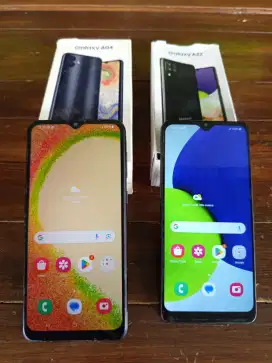 Di jual 2 buah Hp Samsung Galaxy A 04 dan, A 22