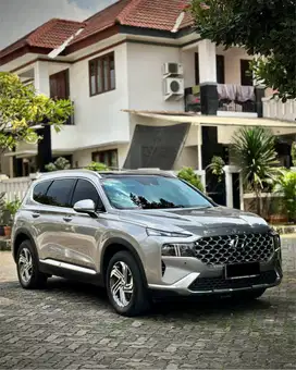 Hyundai Santa Fee Signature Silver 2022 Tdp Murmer Ori Menarik Bu Baru
