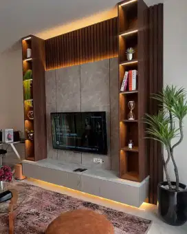 Backdrop tv costum ukuran