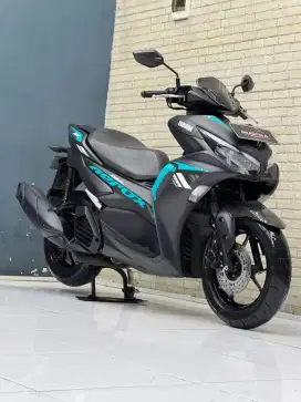 Perfect Condition!!Yamaha Aerox 155cc 2021 Black Plat Jatim-Mustika
