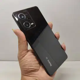 LENGKAP MULUS NO MINUS XIAOMI REDMI NOTE 12 PRO 5G 8/256 BLACK