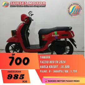 CASH KREDIT YAMAHA FAZZIO NEO TAHUN 2024 MULUS LOW KM BERGARANSI