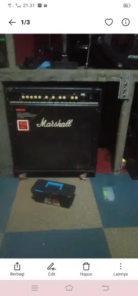 Ampli bas marshal