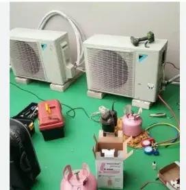 Jual AC baru dan second, jasa servis AC, cuci AC dan perbaikan