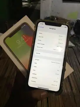 Iphone x 256gb jual cepet