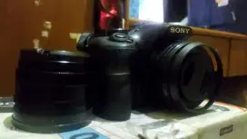Camera Sony A3000+ lensa fix 7 Artisans