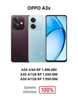 OPPO A3X BARU MURAH SEGEL RESMI
