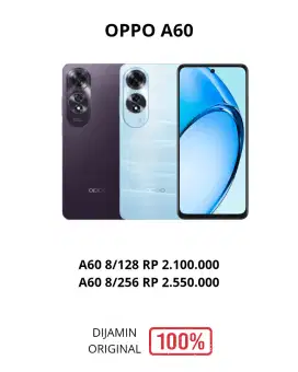 OPPO A60 BARU MURAH SEGEL RESMI