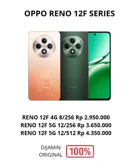 OPPO RENO 12F BARU MURAH SEGEL RESMI