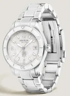 Jam Tangan Montblanc Iced Sea Automatic Date 0 Oxygen Original