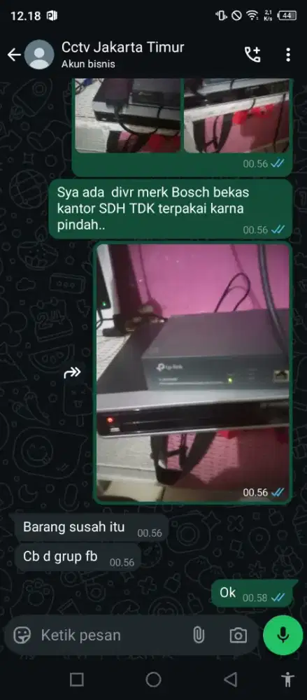 Jual divar cctv merk boschmurah aj
