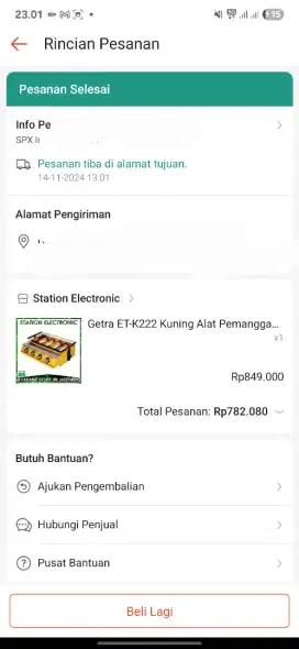 PANGGANGAN GETRA 4 TUNGKU MASIH BAGUS