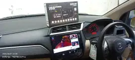 Pmasangan head unit android orca 9 inc di brio brio dan BR-V