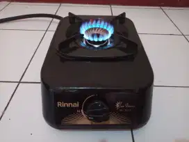 Kompor gas Rinnai 1 tungku + selang regulator