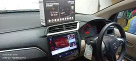 Pemasangan head unit android orca 9 inc di brio mobilio dan BR-V