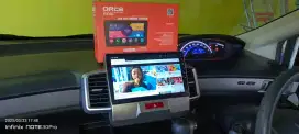 Pemasangan head unit android orca 10 inc di honda Freed ram 4/128