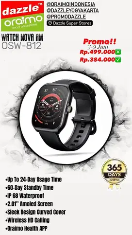 Smartwatch Oraimo OSW-812