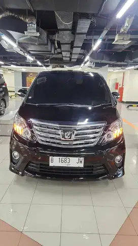 Toyota Alphard SC Alles 2012 hitam black Alphard SC CBU 2013 Record bu