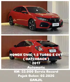 CIVIC HATCHBACK 2017 AUTOMATIC E 1.5 TURBO
