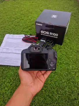 Mirrorless Canon eos R100 lensa kit Canon RF-S 18-45mm is stm fullset