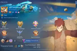 Akun mobile legends hero full emblem full