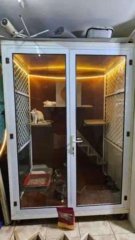 NETT! NETT! Kandang Alumunium Second Bekas Cat Aquarium Kandang