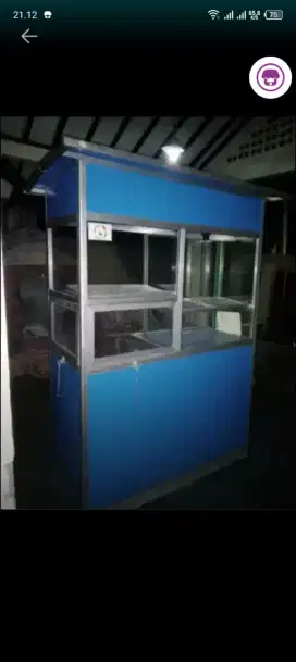 Grobak Etalase Bekas
