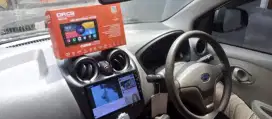 Pemasangan head unit android orca 9 inci di datsun go
