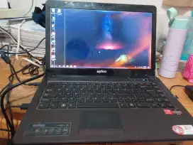 Laptop Murah2 apa adanya Axio  BNE slim Keyboard dan suara ok