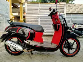 Honda scoopy FI lengkap Motor sehat walafiat keterangan detail dibawah