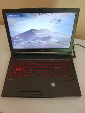 Laptop MSI Gaming Core i7 Generasi 8th, Keyboard SteelSeries, Murah